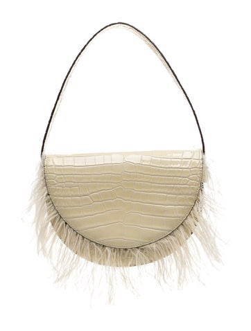 Embossed Leather Shoulder Bag