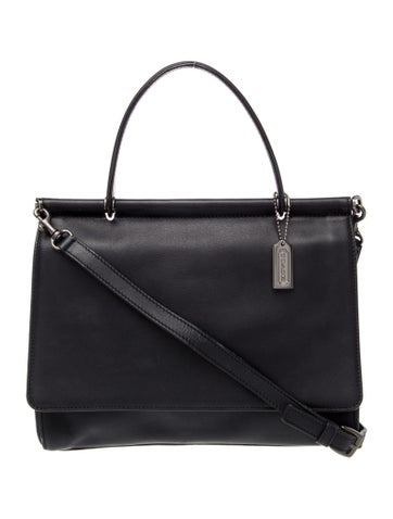 Leather Top Handle Bag