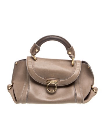 Leather Top Handle Bag