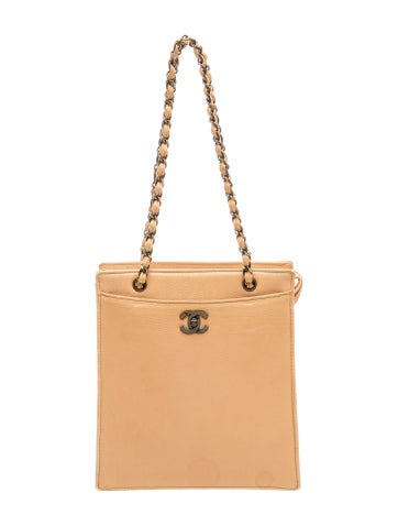 CC Leather Shoulder Bag
