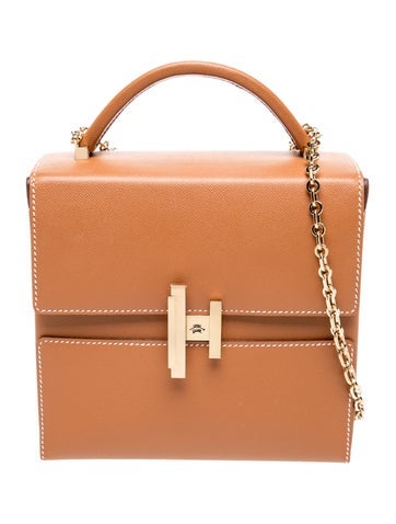 Epsom Cinhetic Boxy Top Handle Bag