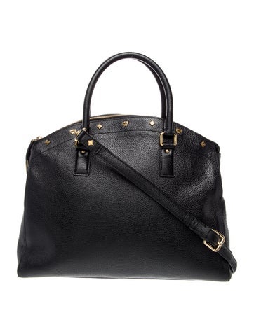 Leather Top Handle Bag