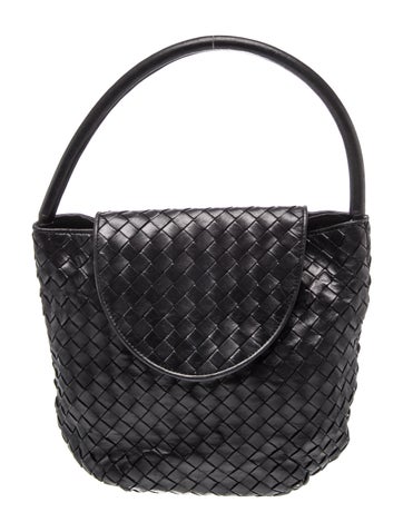 Intrecciato Intrecciato Woven Top Handle Bag Vintage