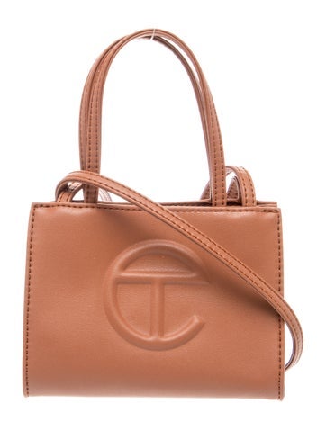 Vegan Leather Shopping Bag Small