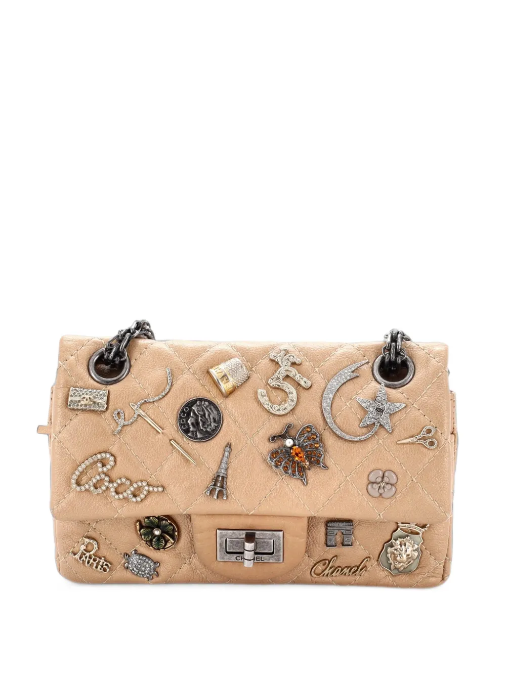 Chanel Lucky Charms Reissue 2.55 Flap Bag Quilted Aged Calfskin 224 shoulder bag