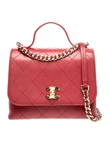Double Pocket Top Handle Bag
