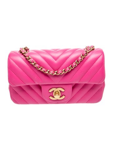 Chevron Extra Mini Flap Bag