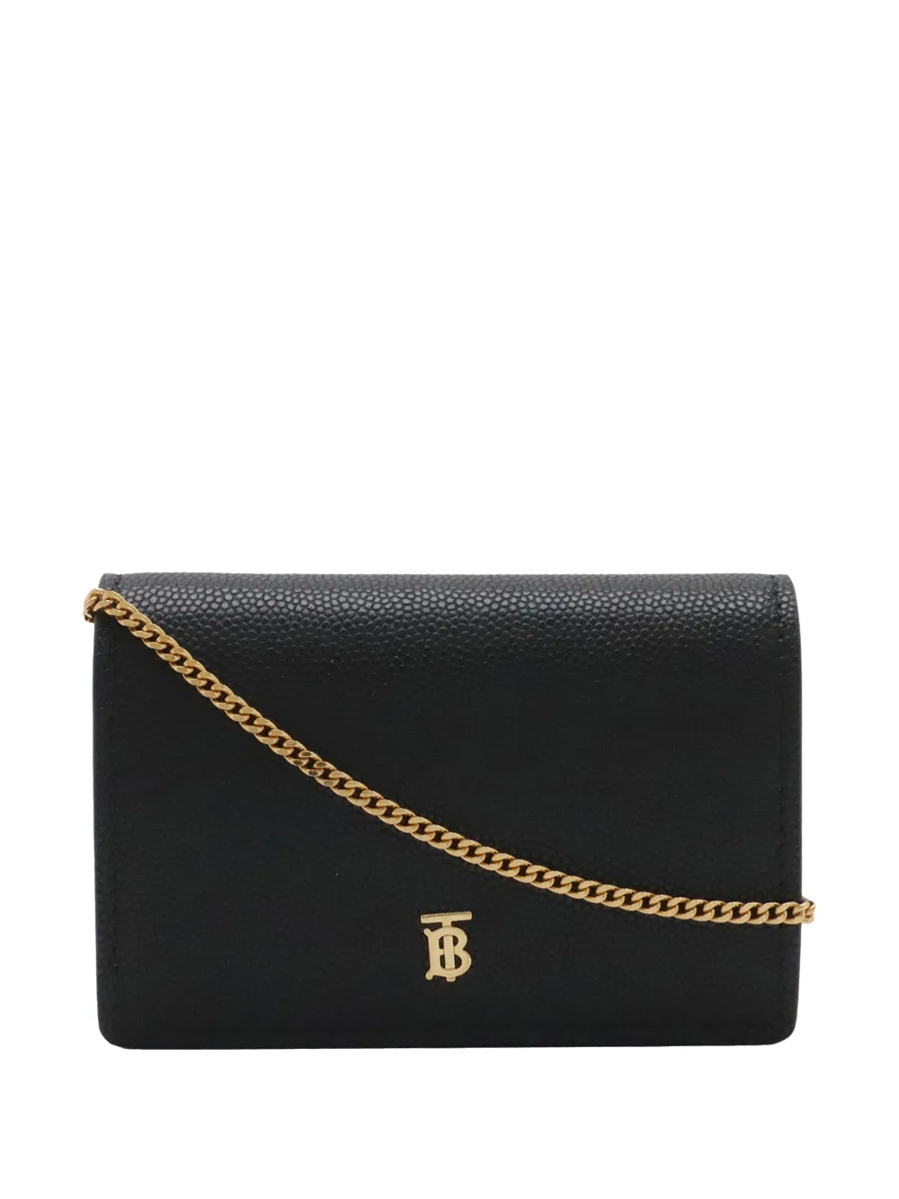 Burberry 2018-2023 Grained Calfskin TB Jessie Card Case on Chain crossbody bag