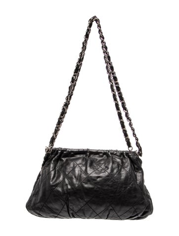 Quilted Frame Shoulder Bag