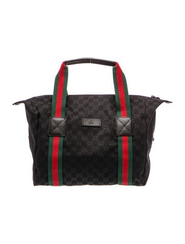 GG Canvas GG Canvas Web Tote