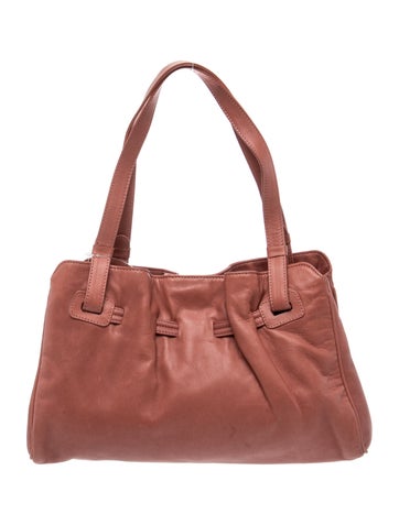Leather Top Handle Bag