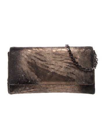 Suede Clutch