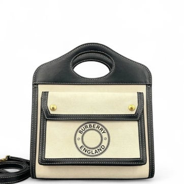 Canvas Two-Tone Pocket Bag