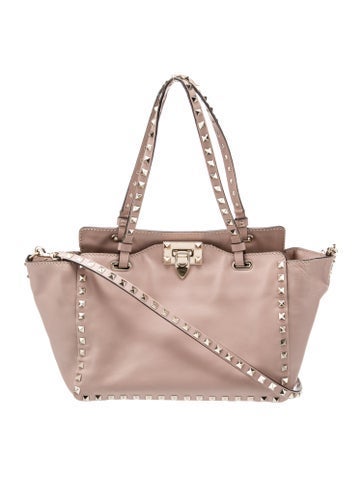 Rockstud Top Handle Bag