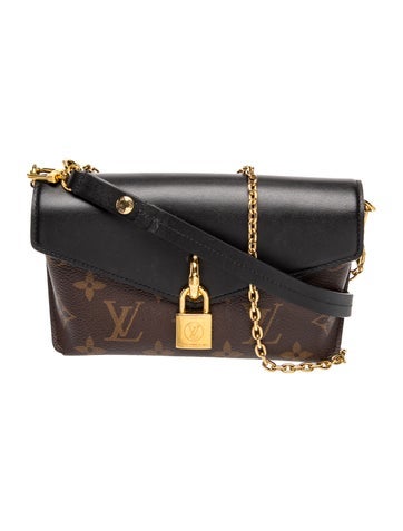 LV Monogram Padlock On Strap