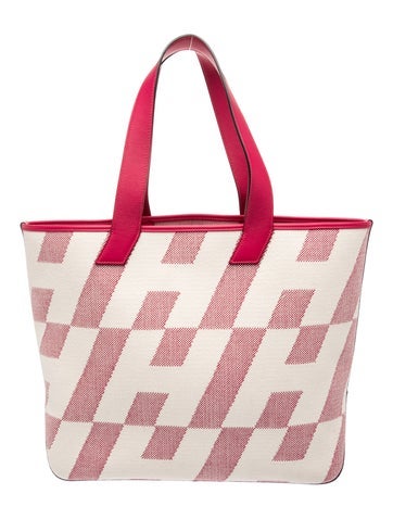 Hermes Toile & Swift Cabas H en Biais 40