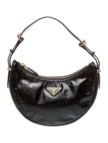 Enameled Metal Triangle Arque Bag Small