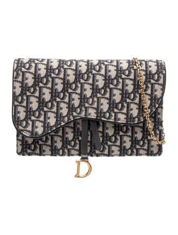 Oblique Jacquard Wallet on Chain