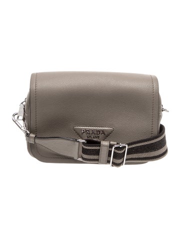 Vitello Daino Leather Crossbody Bag