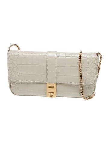 Embossed Leather Archive Gancini w/ Tags
