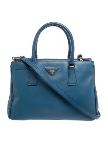 Saffiano Leather Galleria Double Zip Medium