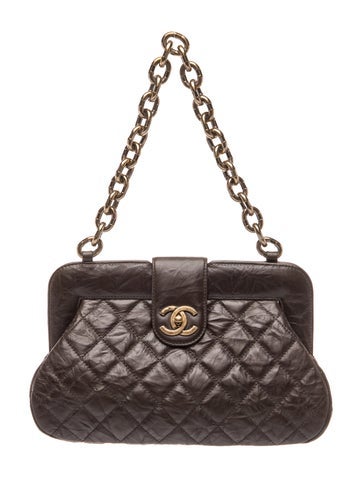 Quilted CC Frame Shoulder Bag