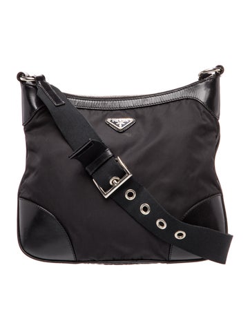 Tessuto Nylon Messenger Bag