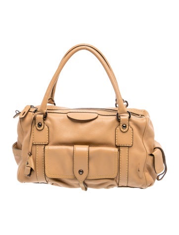 Leather Top Handle Bag