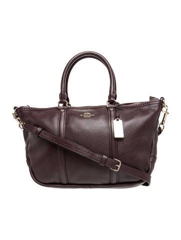 Leather Central Satchel Medium