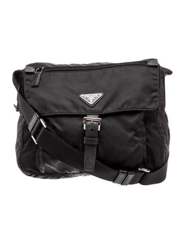 Tessuto Nylon Messenger Bag