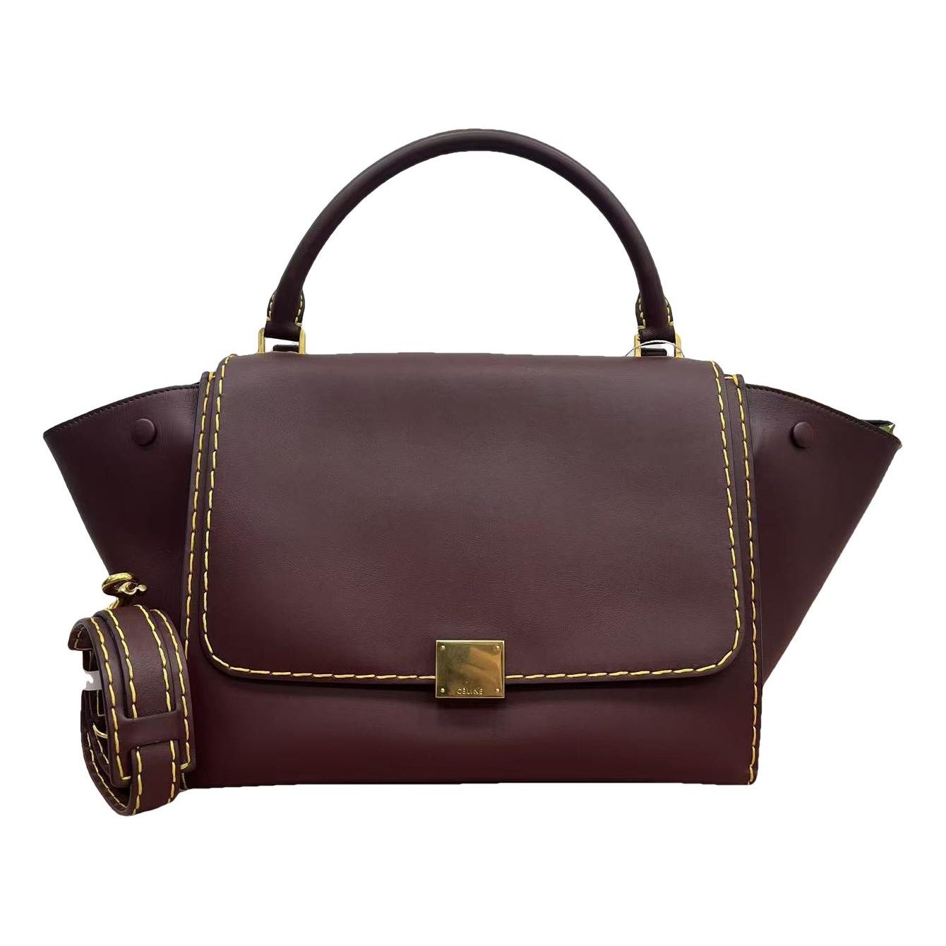 Celine Trapèze leather handbag