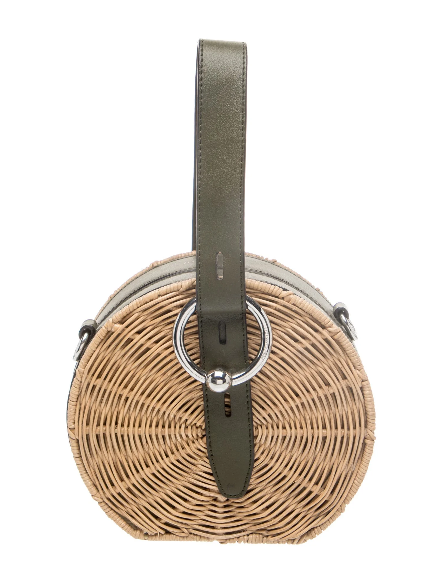 Straw Top Handle Bag