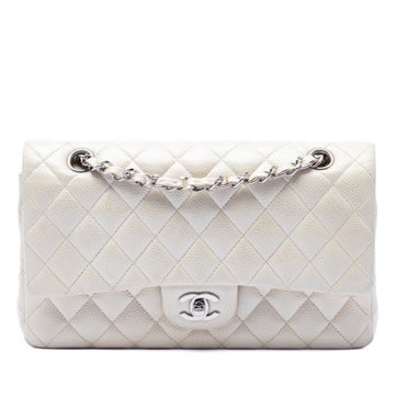 Calf Leather Medium Classic Caviar Double Flap
