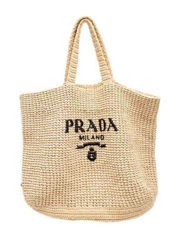 Raffia Grass Crochet Tote Medium