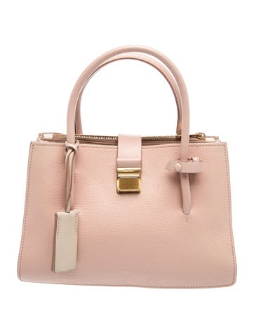 Leather Top Handle Bag