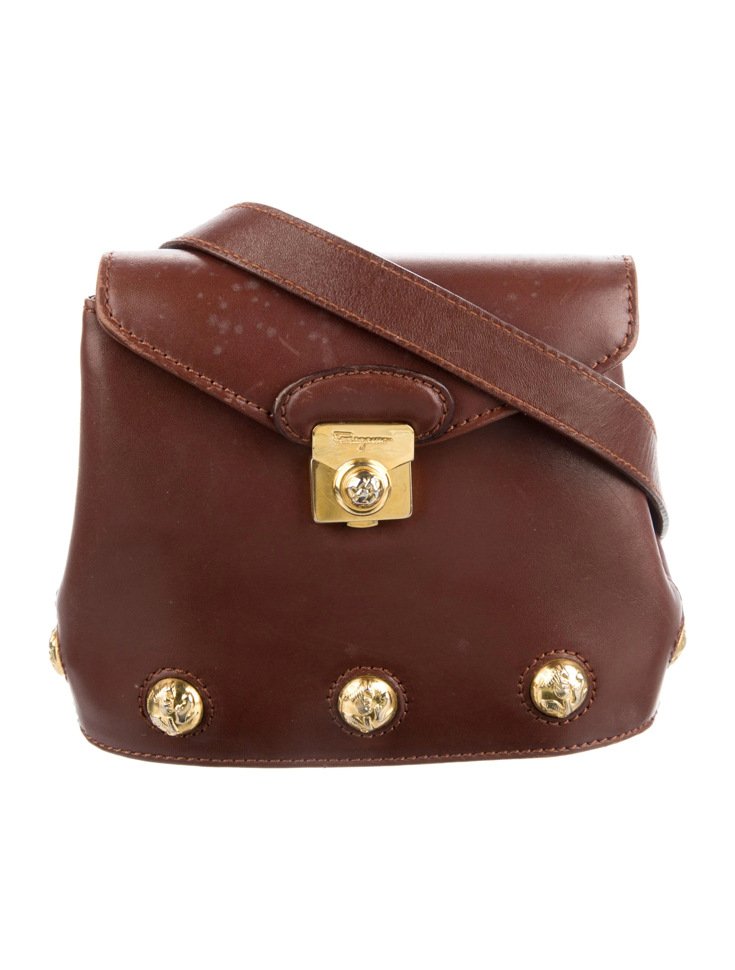 Ferragamo Leather Crossbody Bag