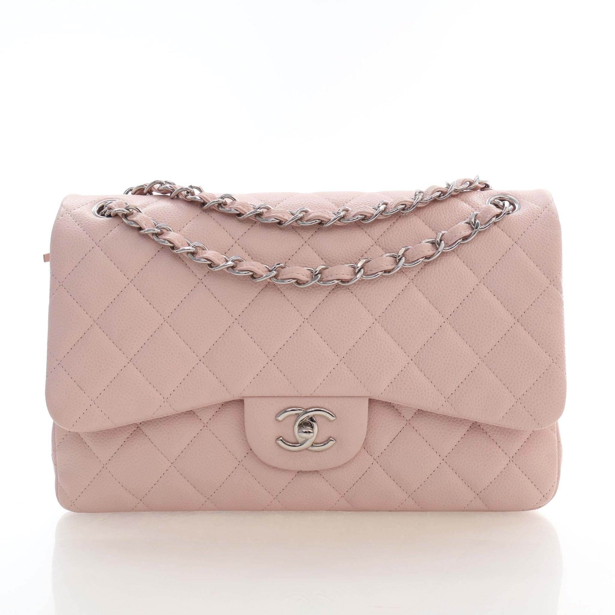 Chanel Caviar Jumbo Classic Double Flap Bag