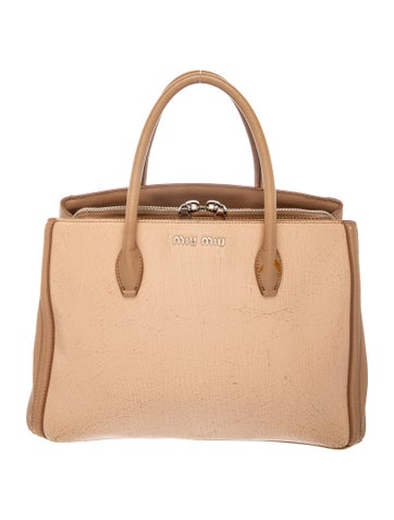 Leather Top Handle Bag