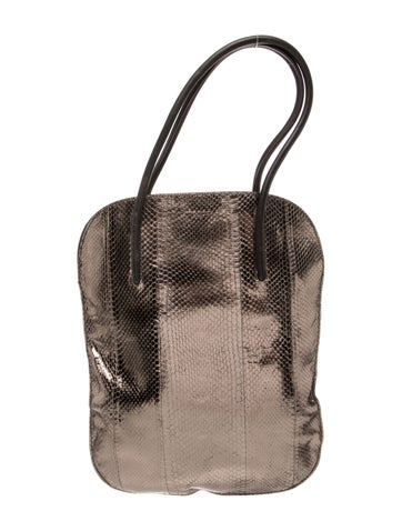 Leather Top Handle Bag