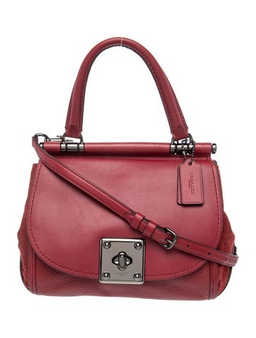 Leather Top Handle Bag