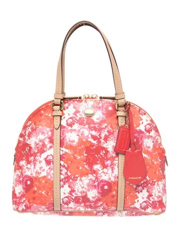 Leather Peyton Floral Cora Domed