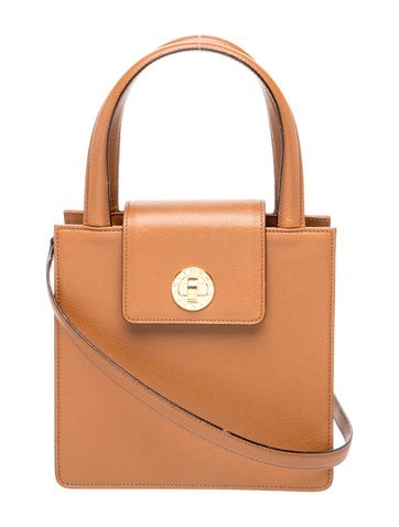 Leather Top Handle Bag