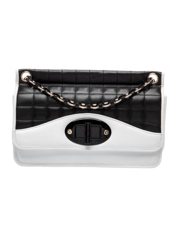 Square Quilt Mademoiselle Flap Bag