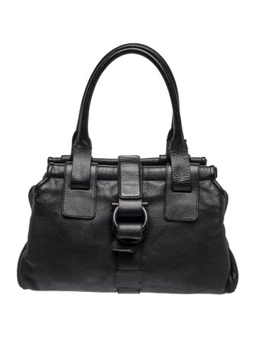 Leather Top Handle Bag