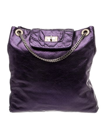 Metallic Large Drill Tote