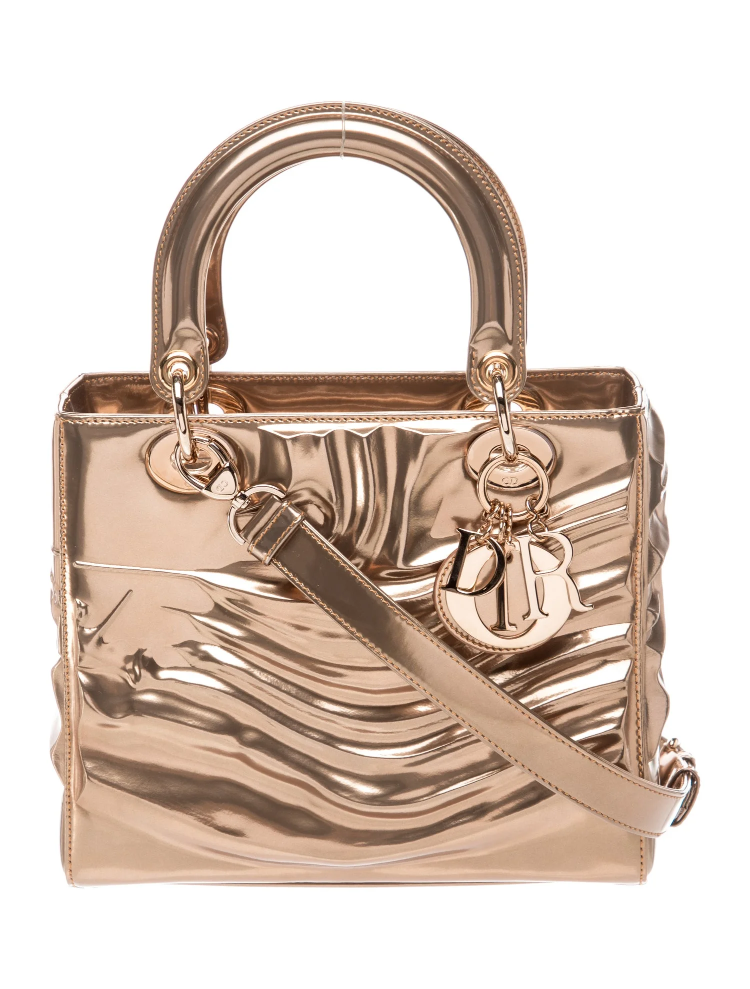 Patent Leather Lady Dior Medium