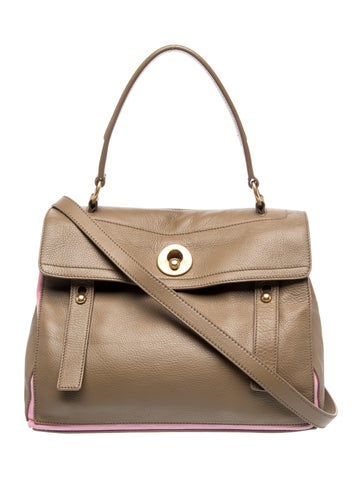 Leather Saint Laurent Muse Large