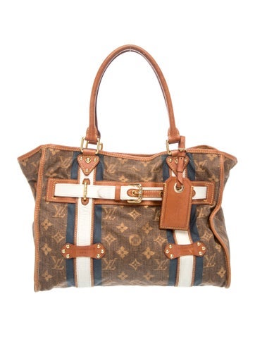 Monogram rayures tisse sac GM Vintage