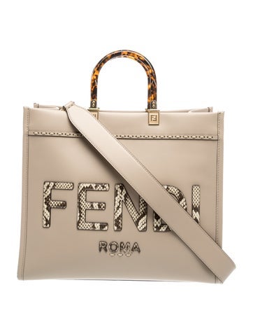 Leather Sunshine Shopper Tote