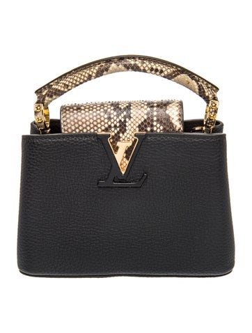 Taurillon Leather Capucines Mini